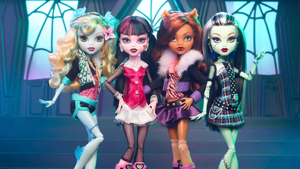 Four Monster High Dolls